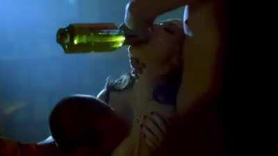 Kat Dennings being her usual free use self at a party