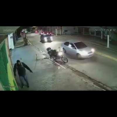 Instant justice served to bike thief