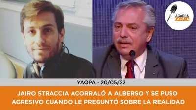 Alberto se enoja cuando periodista le pregunta por los nuevos billetes feministas y la inflación