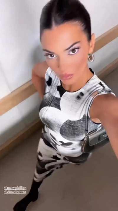 Walking down a hallway