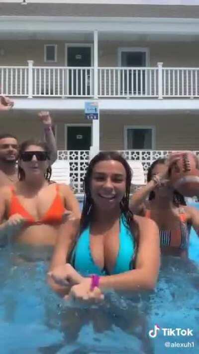 Blue Bikini. So Damn Hot. Anybody have some of her deleted tiktoks?