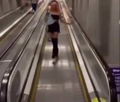 Me walking to the hub like: