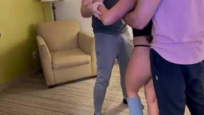 I got wrecked by two guys and recorded it for my husband