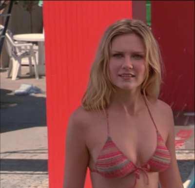 Kirsten Dunst - Bikini Bounce - Get Over It 1 of 3 - Slowed, Cropped, Looped, RIFE'd and AI'd