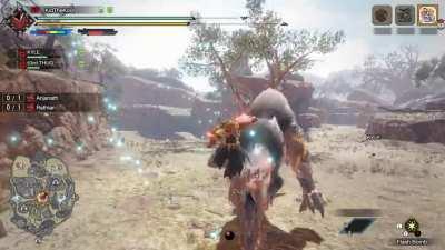 Funny timing with background video.