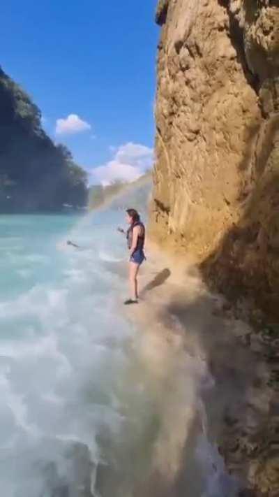 HMRB while I jump into this raging river with only a flotation vest....