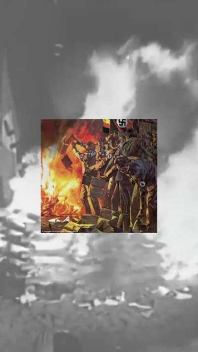 Estão queimando livros nos EUA.