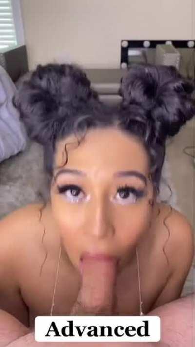 I think I would look cute with your cock down my throat