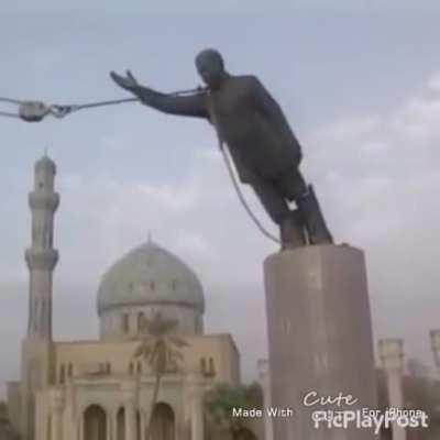 Jesus bless saddam hussein