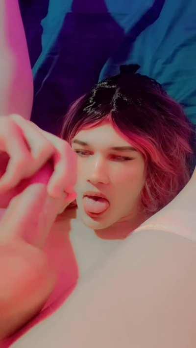 Be a good slut eat your cum