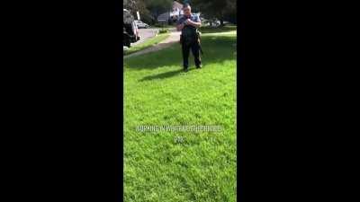 Officer With A Suppressed Ar15 Orders Black Locksmith Working In White Neighborhood to Stop Recording, Man Asserts His Right to Film