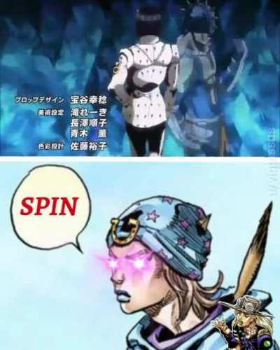 Golden Wind, more like GOLDEN SPIN.