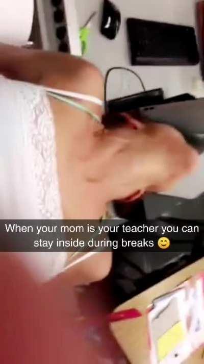 When mom is your teacher