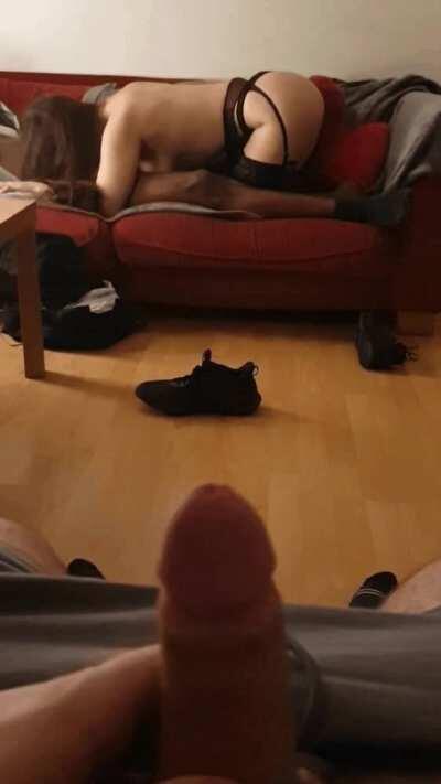 My birthday present this year came in the form of a huge cock 😈 [F]24