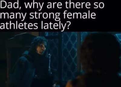 Oh no they were once men!