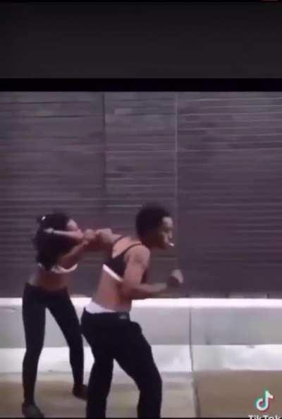 She really didn’t want to waste that smoke.