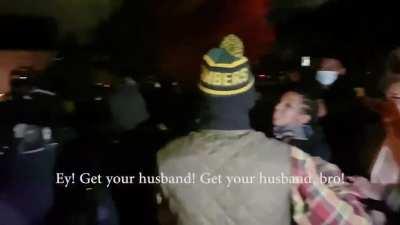 peacefuI protest is whlte supremecy