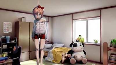 Sal gently opens the door.