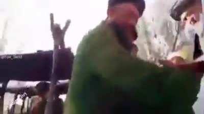 Afghan men forcibly separate a girl from her family to be married off.