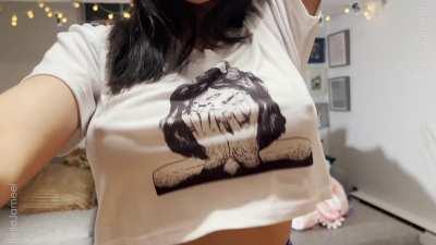 Wanna grab my bouncy boobs?