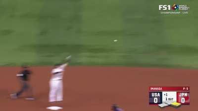 [Highlight] [Highlight] Mike Trout starts the game with a hustle double.