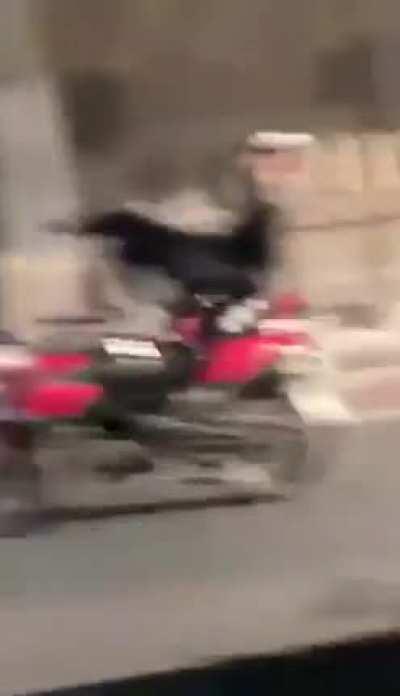 Average Tehrani motorcyclists