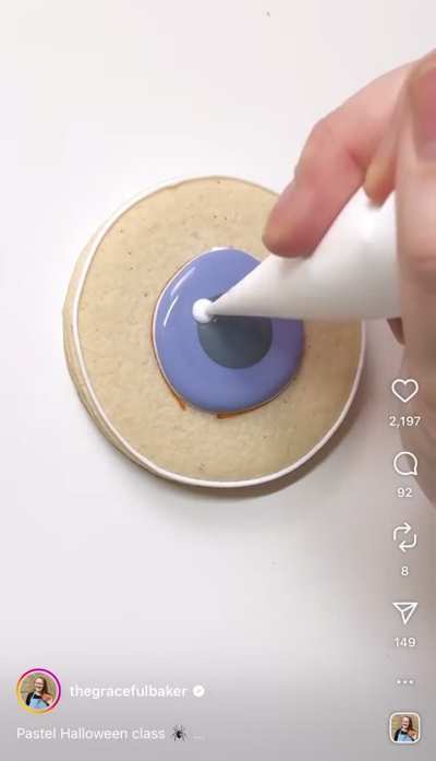 Pastel Halloween cookies