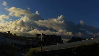 Timelapse this morning after a rain storm