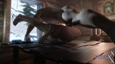 Mother Miranda Cabin Creampie (PhysX) [Resident Evil]