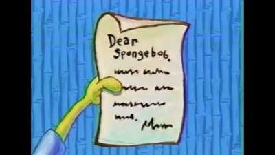 Squidward be putting it all out tho.