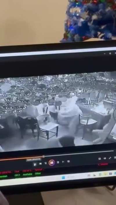 Holiday themed flaming shots gone wrong, bar patrons catch fire: