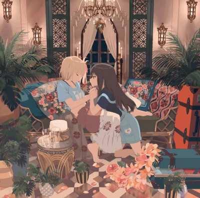 Chisato and Takina's precious moment [Lycoris Recoil]