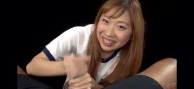 Japanese bbc handjob cum