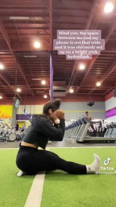 Gets offended cause someone dared to walk between her and her phone.