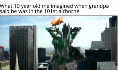 Grandpa indeed layed some hate 