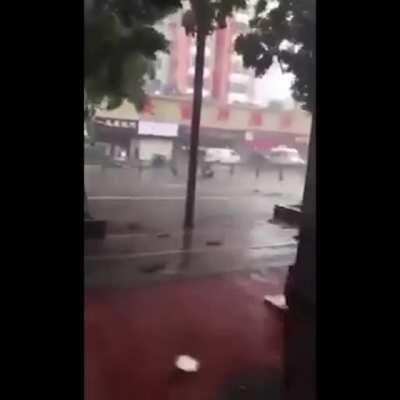 Just a casual day with an Umbrella and then!