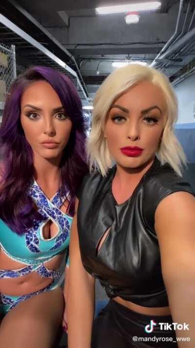 Mandy Rose and Peyton Royce