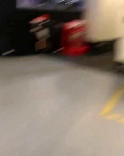 Staring contest at the vet