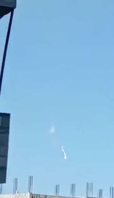 Alleged downing of Israeli warplane over Gaza Strip.