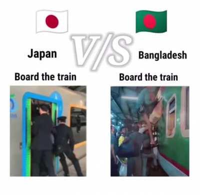 Bangladesh vs Japan train edition credit to u/MQ-9drone