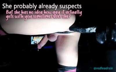 She knows a little, but would probably be alarmed if she knew the depths of how gay it gets sometimes