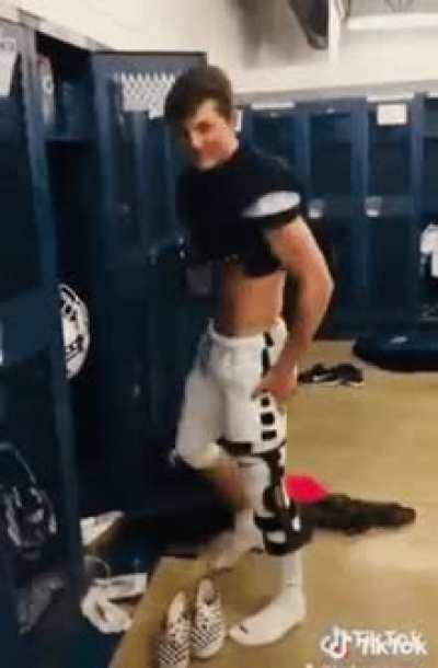 Marking his territory