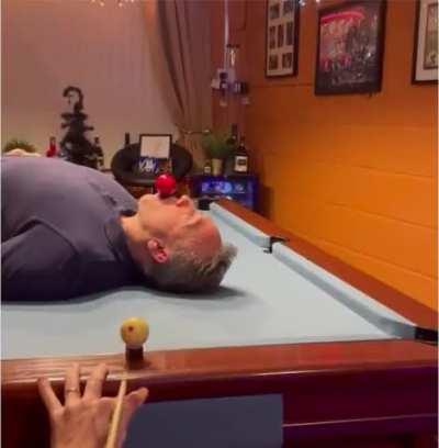 The trick shot master