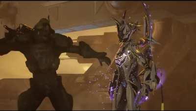 When you put Primed Flow on Valkyr and press 4 (credit to u/Viyerc for the original idea)