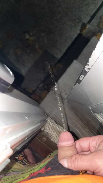 Piss out the door