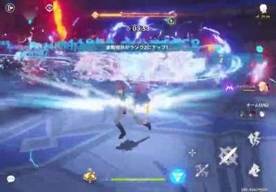 Those aren't energy particles. Childe's collecting souls of his enemies