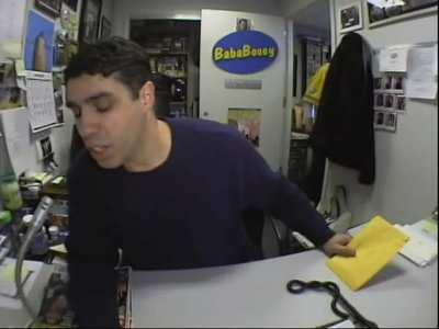 Linsey Dawn McKenzie a English glamour model went topless during an interview ~ PopCultureGifs