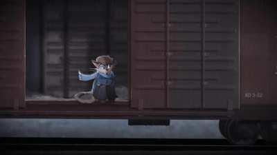 Rocky on a train gif even tho no one asked