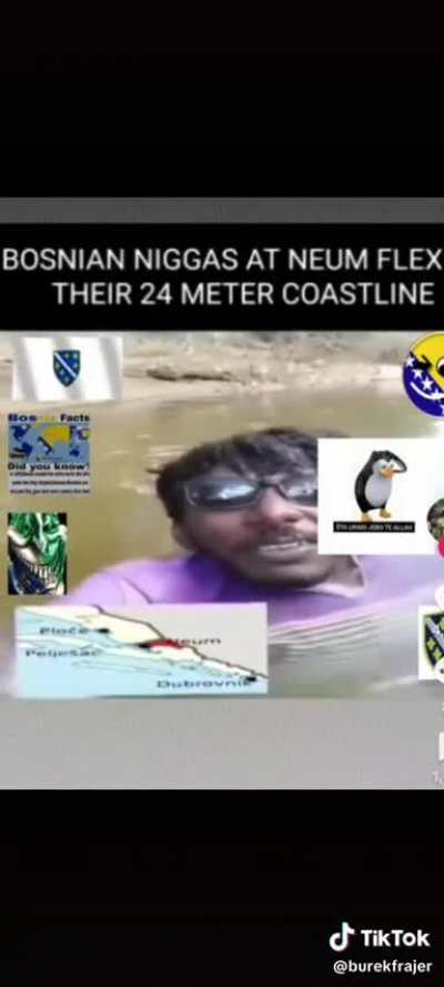 Niggas in Bosnia flexing their 24 meter coastline