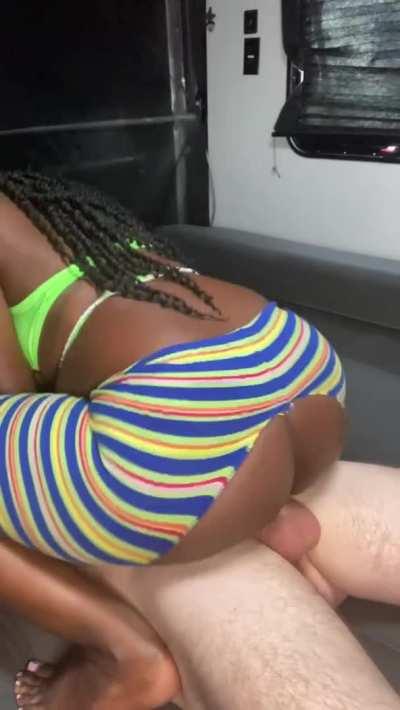 [/r/bwwmporn] Squatting on his cock